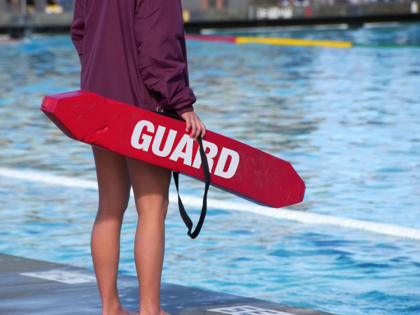 lifeguard with float