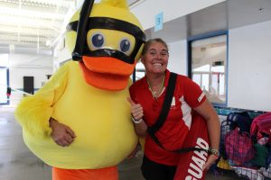 lifeguard and Splash the Duck